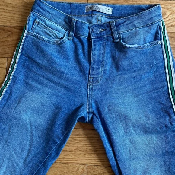 Zara Low Waist Skinny Jeans - Picture 3 of 7